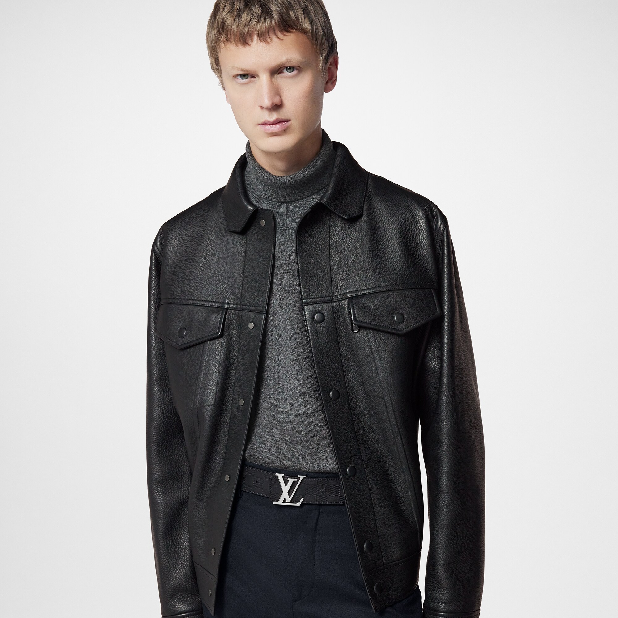 ルイヴィトン ジャケット コート L LL 黒 メンズ 50 春秋冬 ルイヴィトン ジャケット コート L LL 黒 メンズ 50 春秋冬